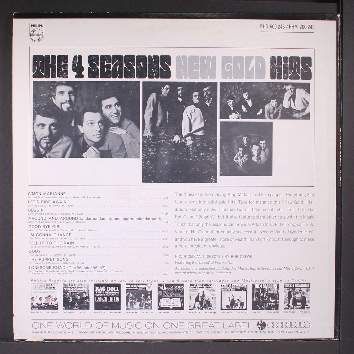 new gold hits by FOUR SEASONS