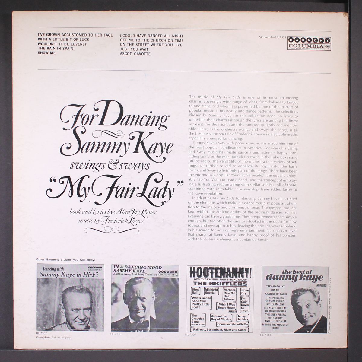 for dancing, swings & sways my fair lady by SAMMY KAYE