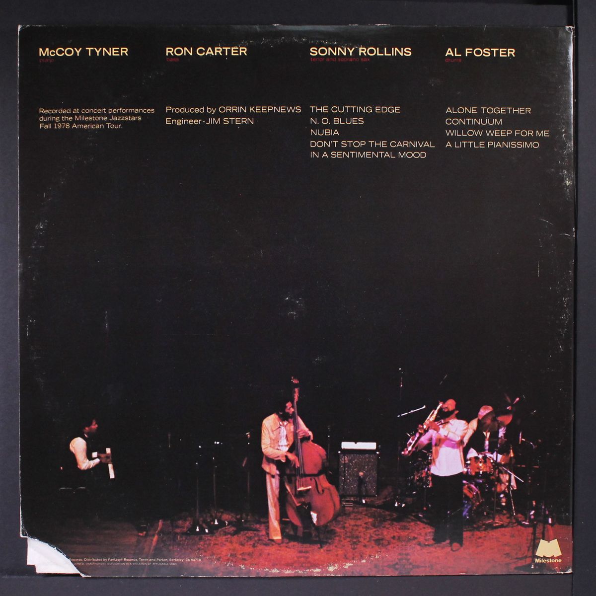 in concert by MILESTONE JAZZ STARS