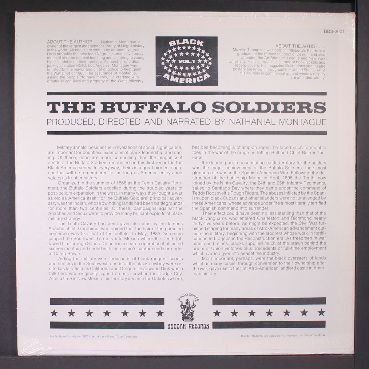 the buffalo soldiers - black america, vol. 1 by NATHANIAL MONTAGUE