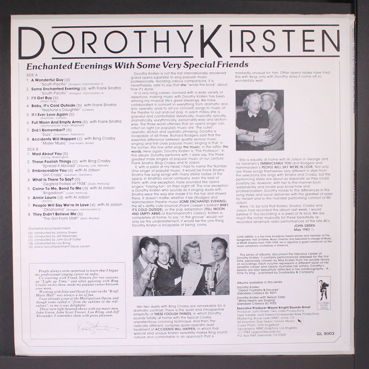 enchanted evenings by DOROTHY KIRSTEN
