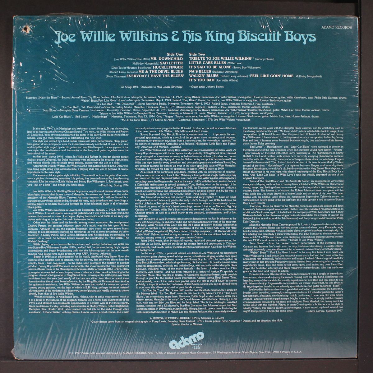 memphis blues caravan by JOE WILLIE WILKINS