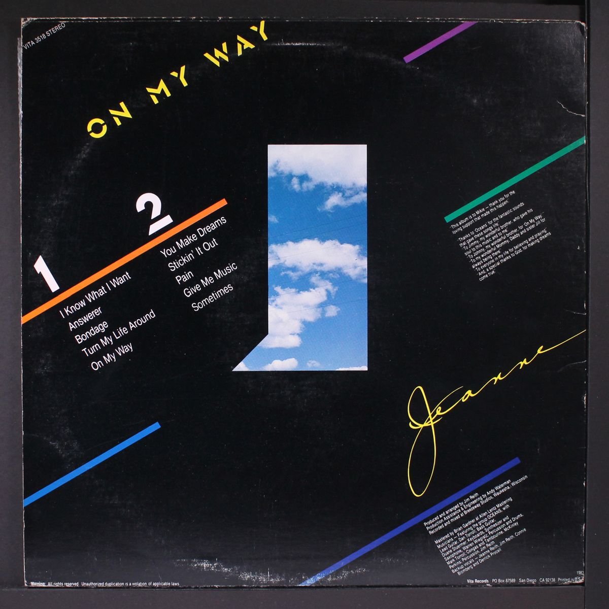 on my way by JEANNE