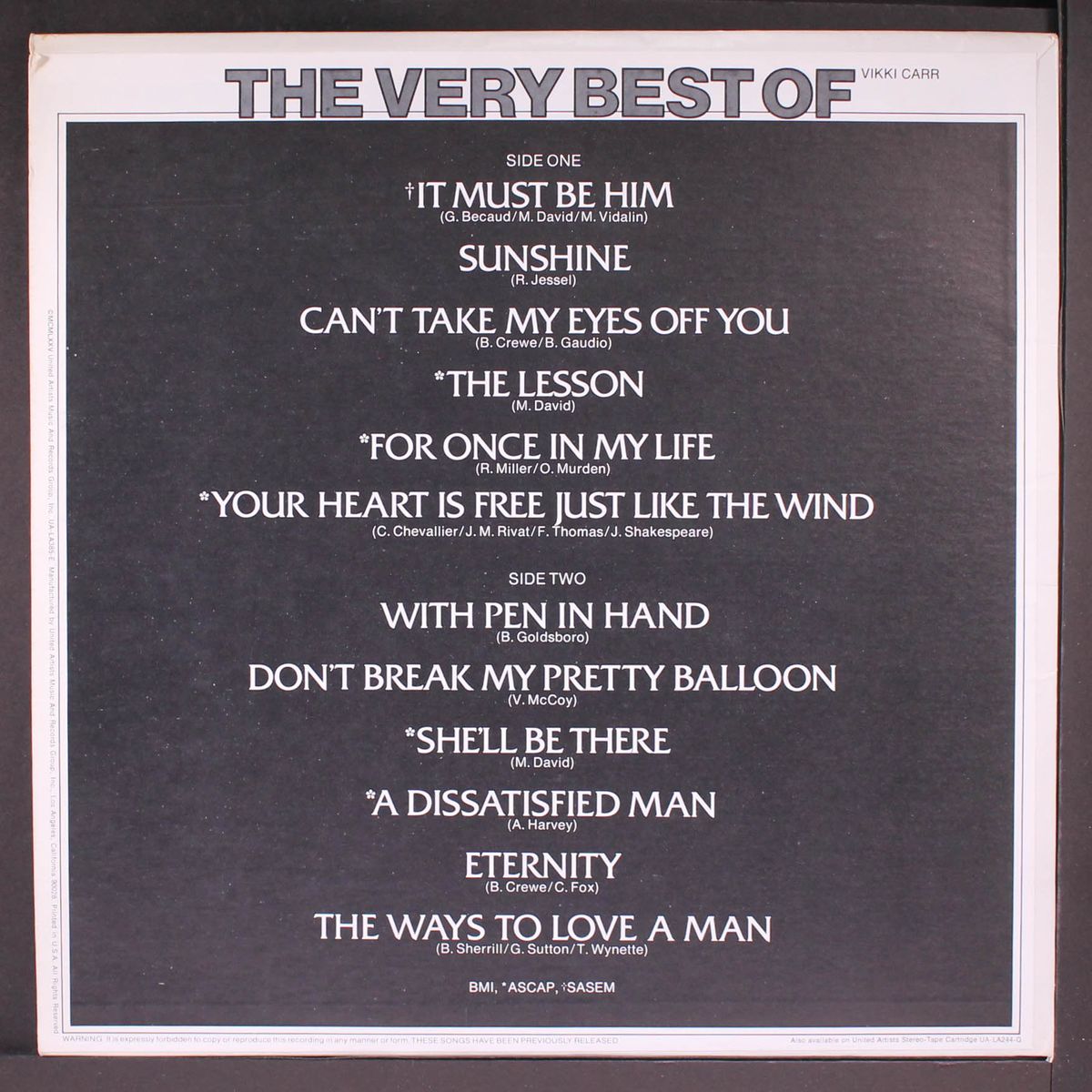 very best of by VIKKI CARR