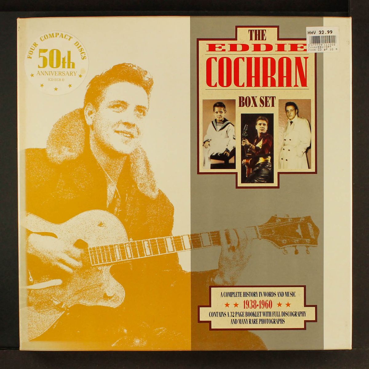 the eddie cochran box set by EDDIE COCHRAN