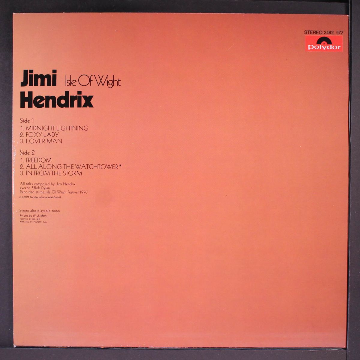 isle of wight by JIMI HENDRIX