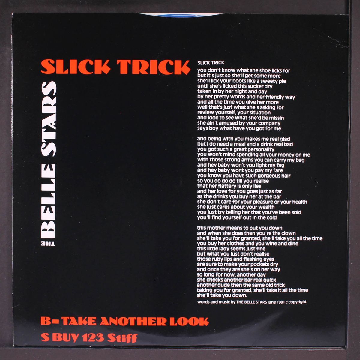 slick trick by BELLE STARS