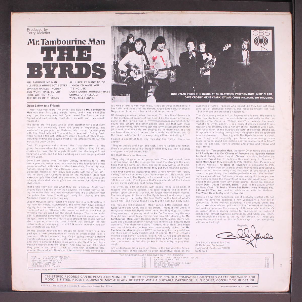 mr. tambourine man by BYRDS
