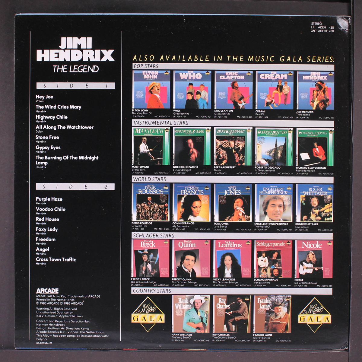 the legend by JIMI HENDRIX