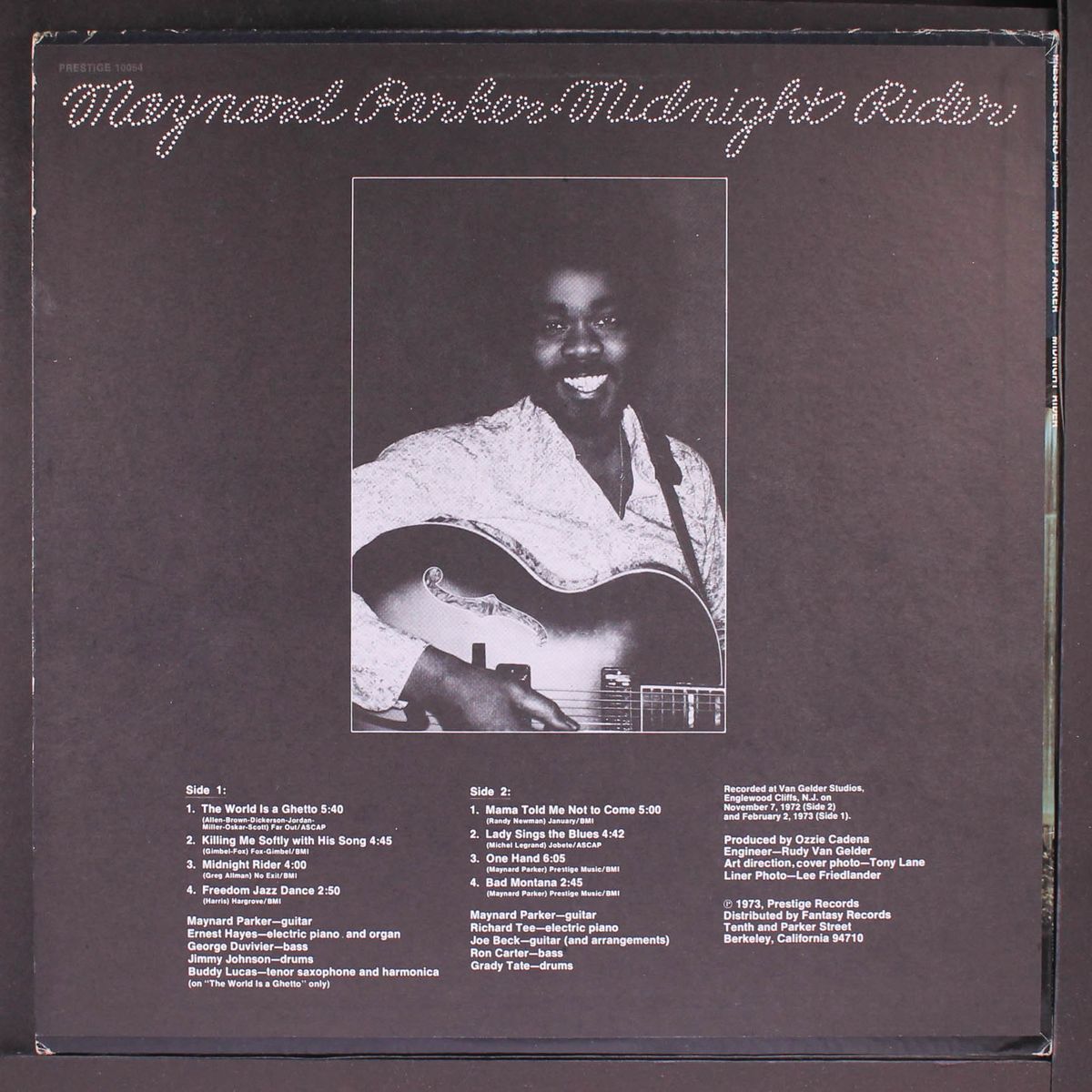 midnight rider by MAYNARD PARKER