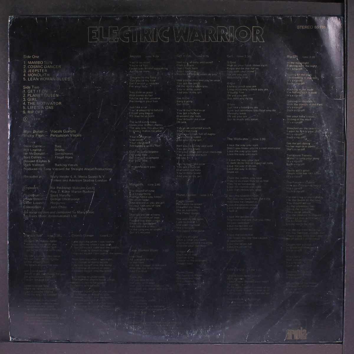 electric warrior by T. REX