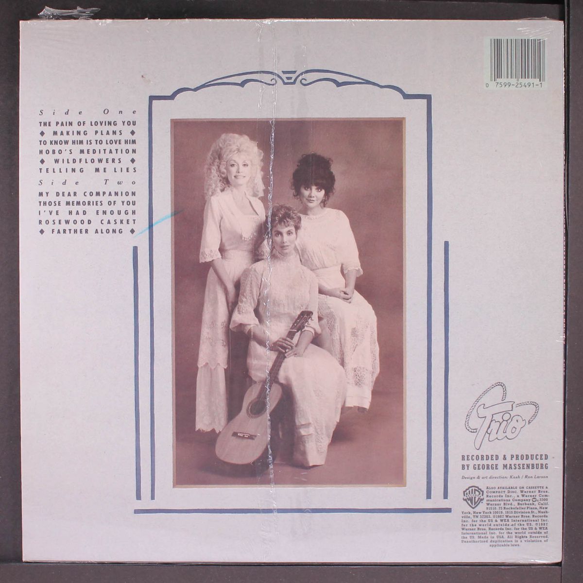 trio by DOLLY PARTON, RONSTADT, HARRIS