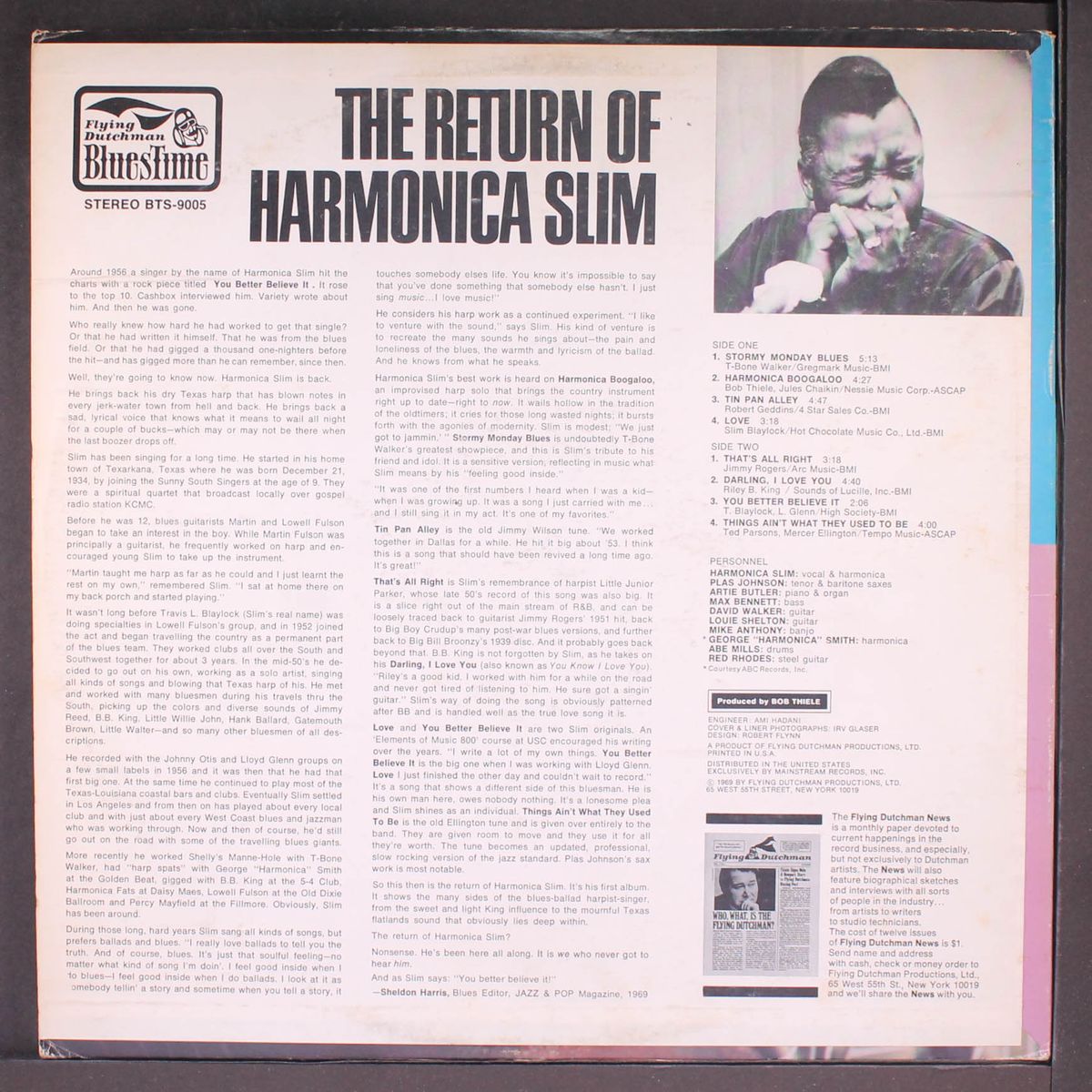 the return of by HARMONICA SLIM