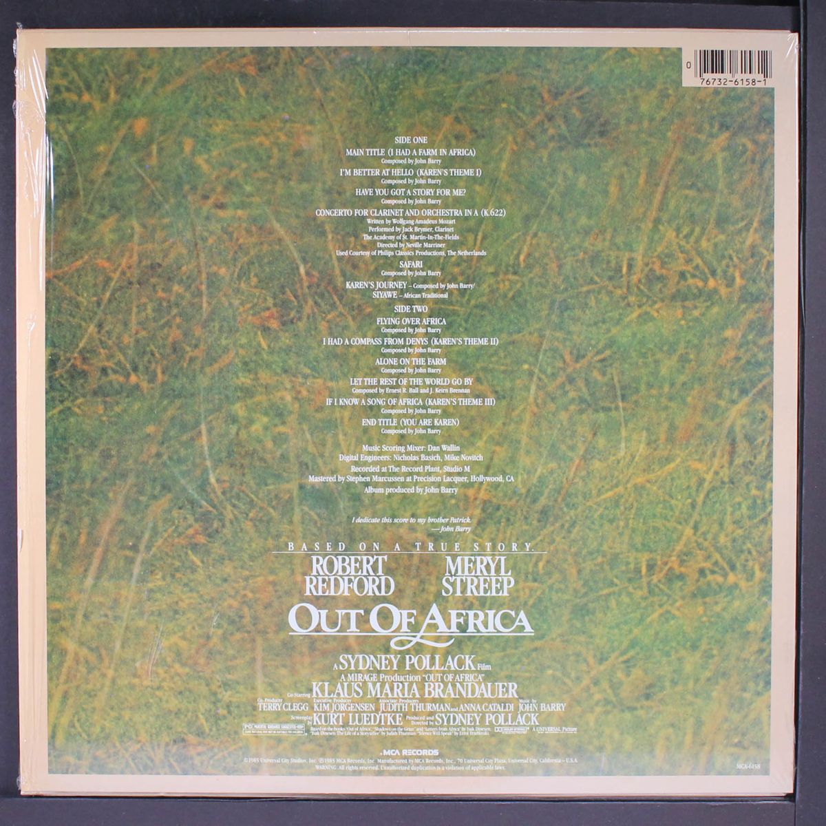 out of africa by SOUNDTRACK