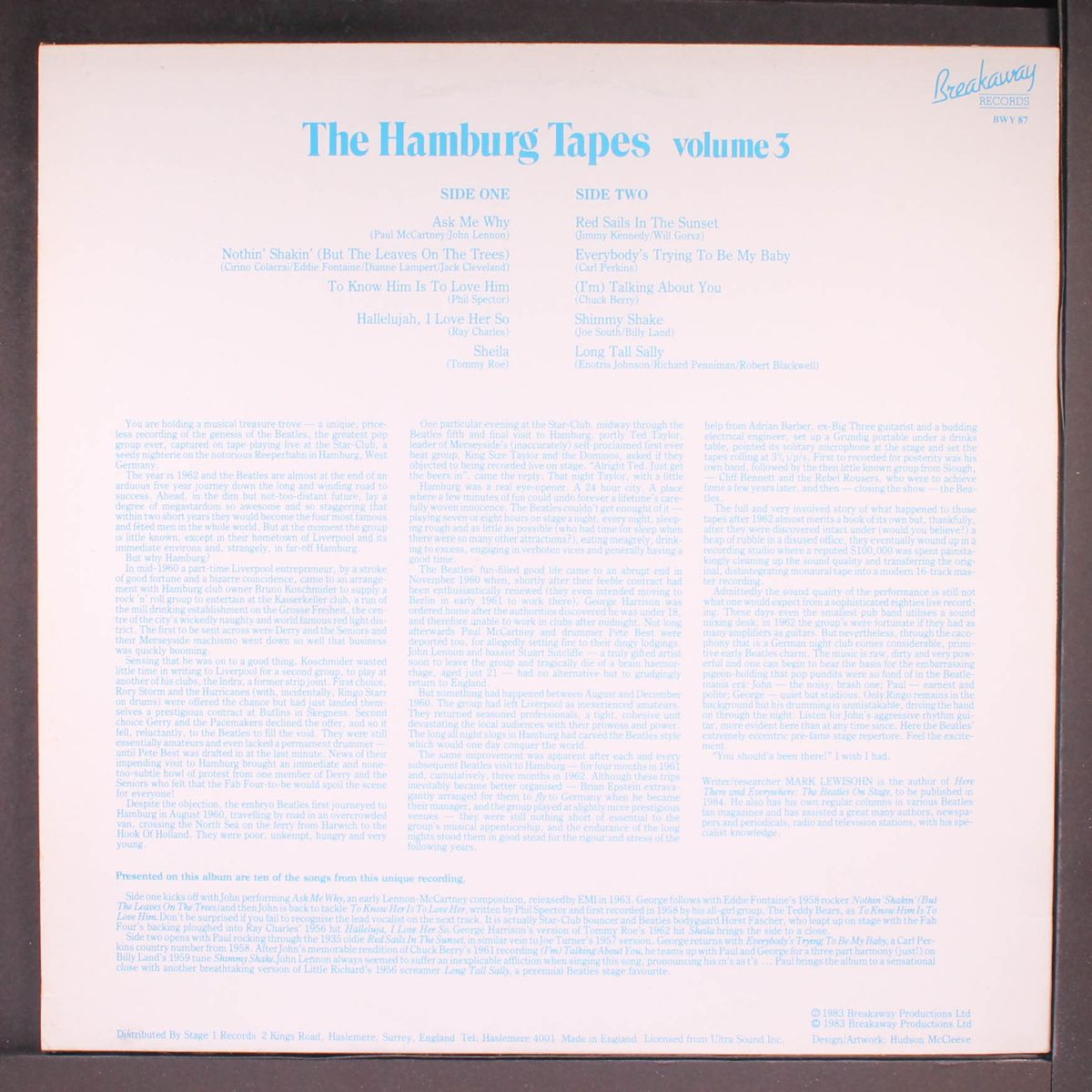 the hamburg tapes vol. 3 by BEATLES