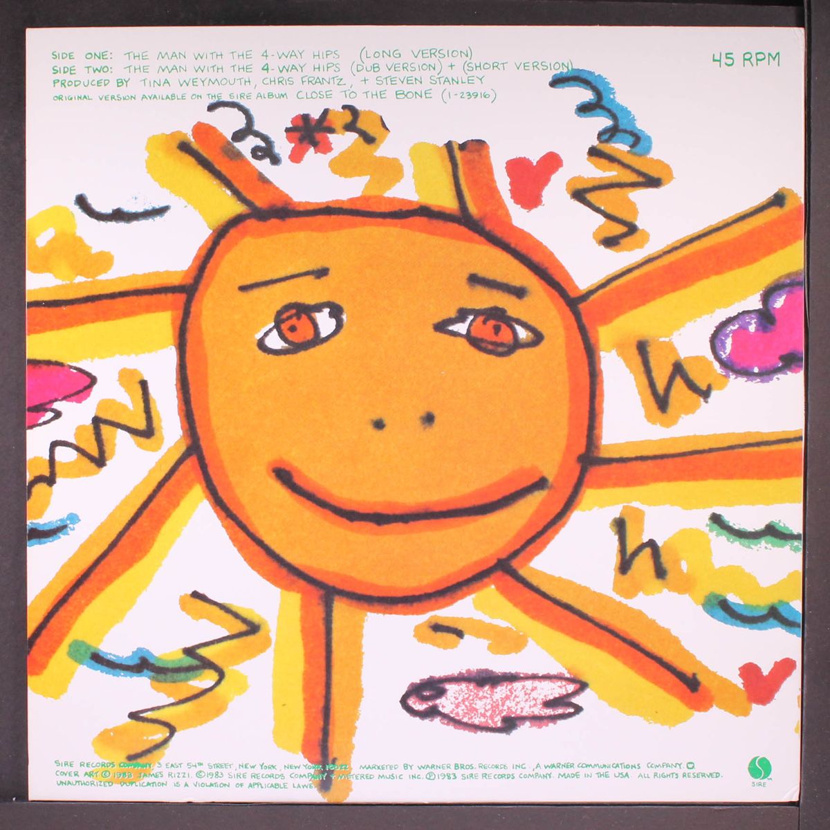 the man with the 4 way hips / dub by TOM TOM CLUB