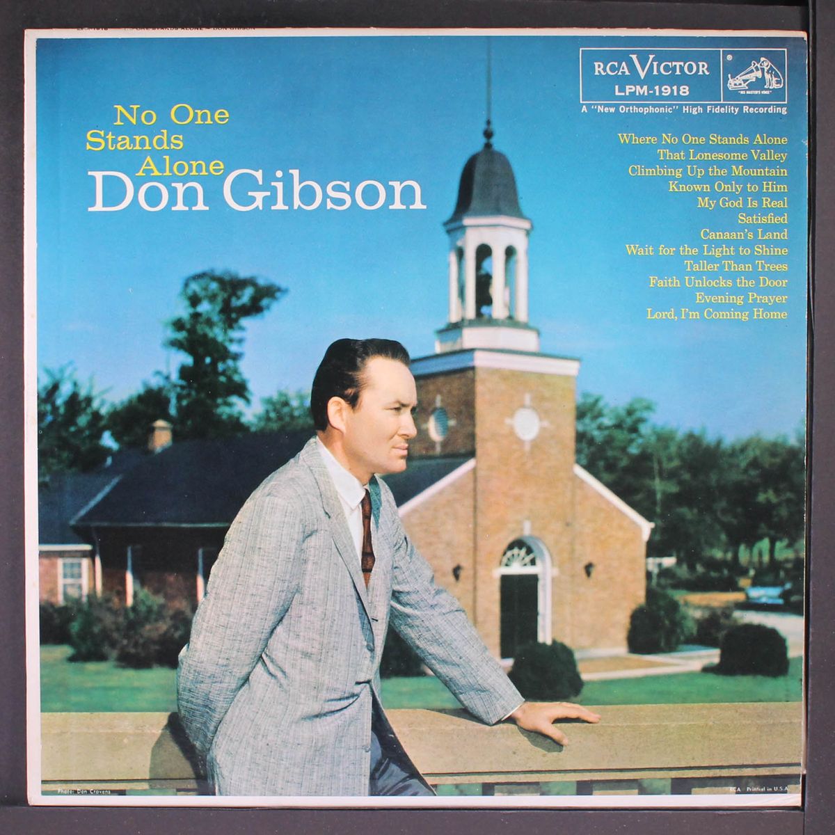 no one stands alone by DON GIBSON