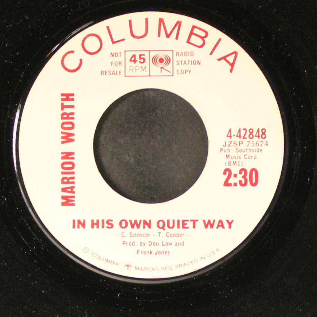 play a blue guitar / in his own quiet way by MARION WORTH
