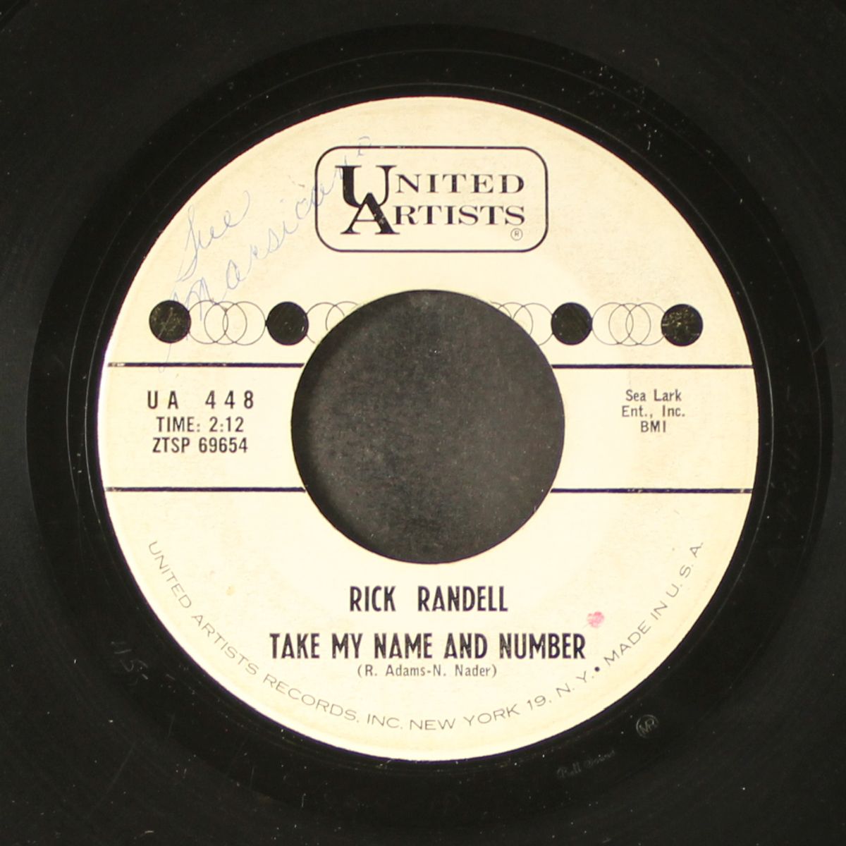 take my name and number / stars by RICK RANDELL