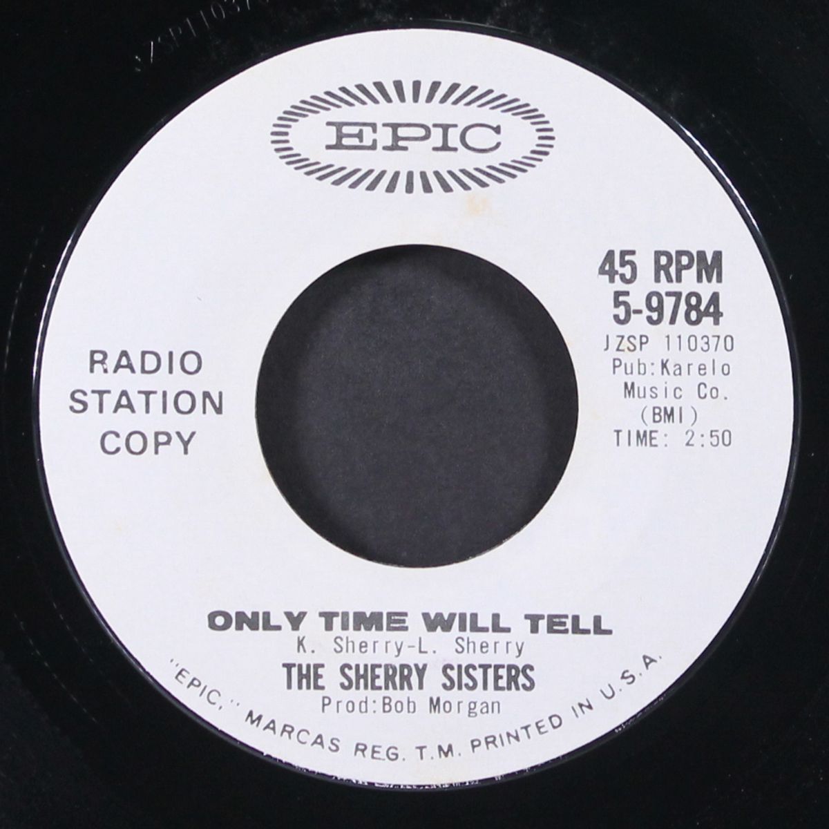 not tonight / only time will tell by SHERRY SISTERS