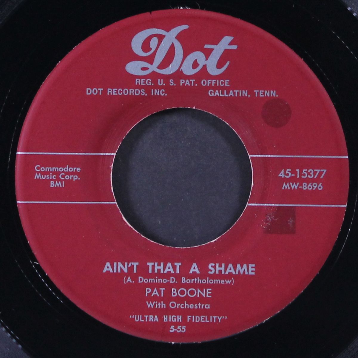 ain't that a shame / tennessee saturday night by PAT BOONE