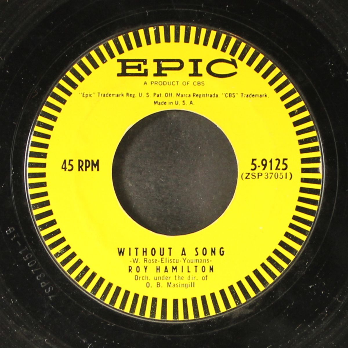 without a song / cuban love song by ROY HAMILTON