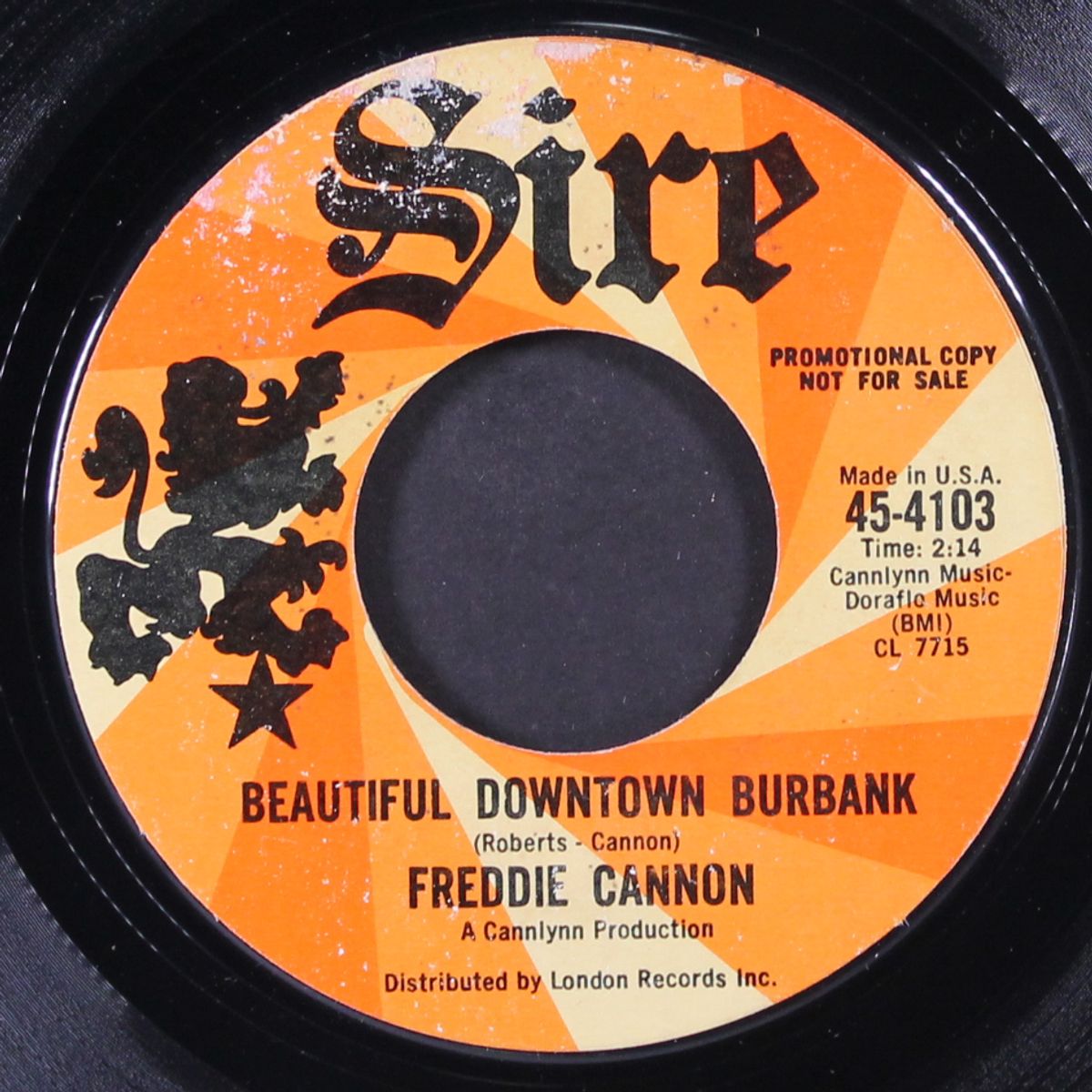 if you give me a title / beautiful downtown burbank by FREDDY CANNON