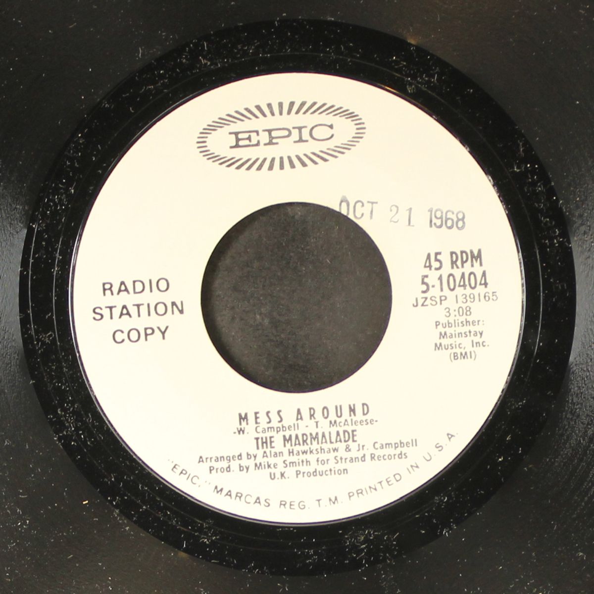 wait for me mary anne / mess around by MARMALADE