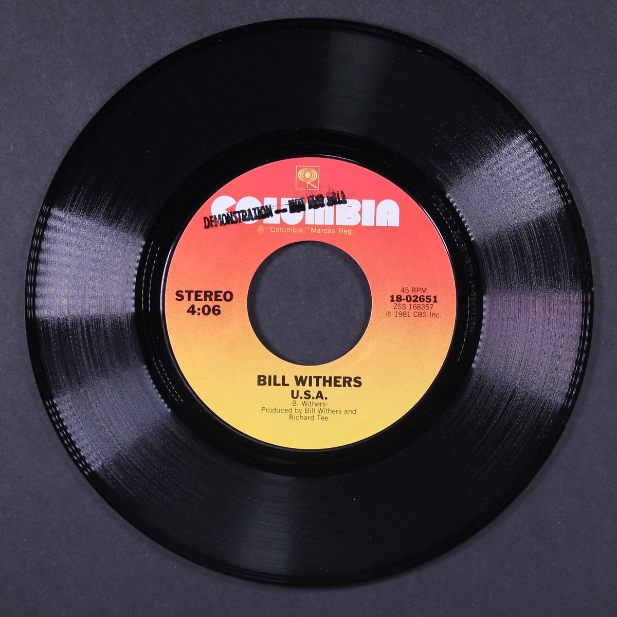 u.s.a. / paint your pretty picture by BILL WITHERS