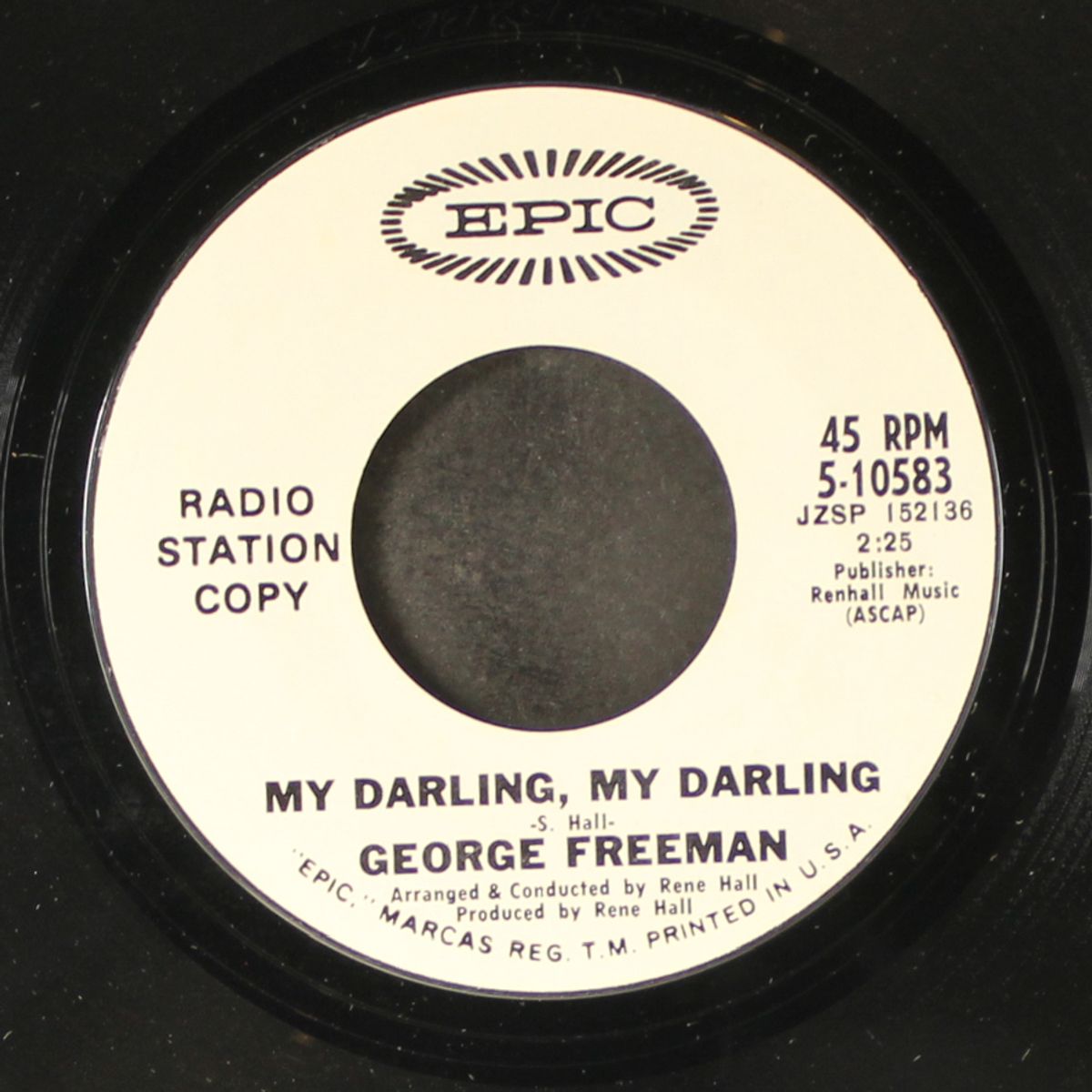darling, be home soon / my darling, my darling by GEORGE FREEMAN