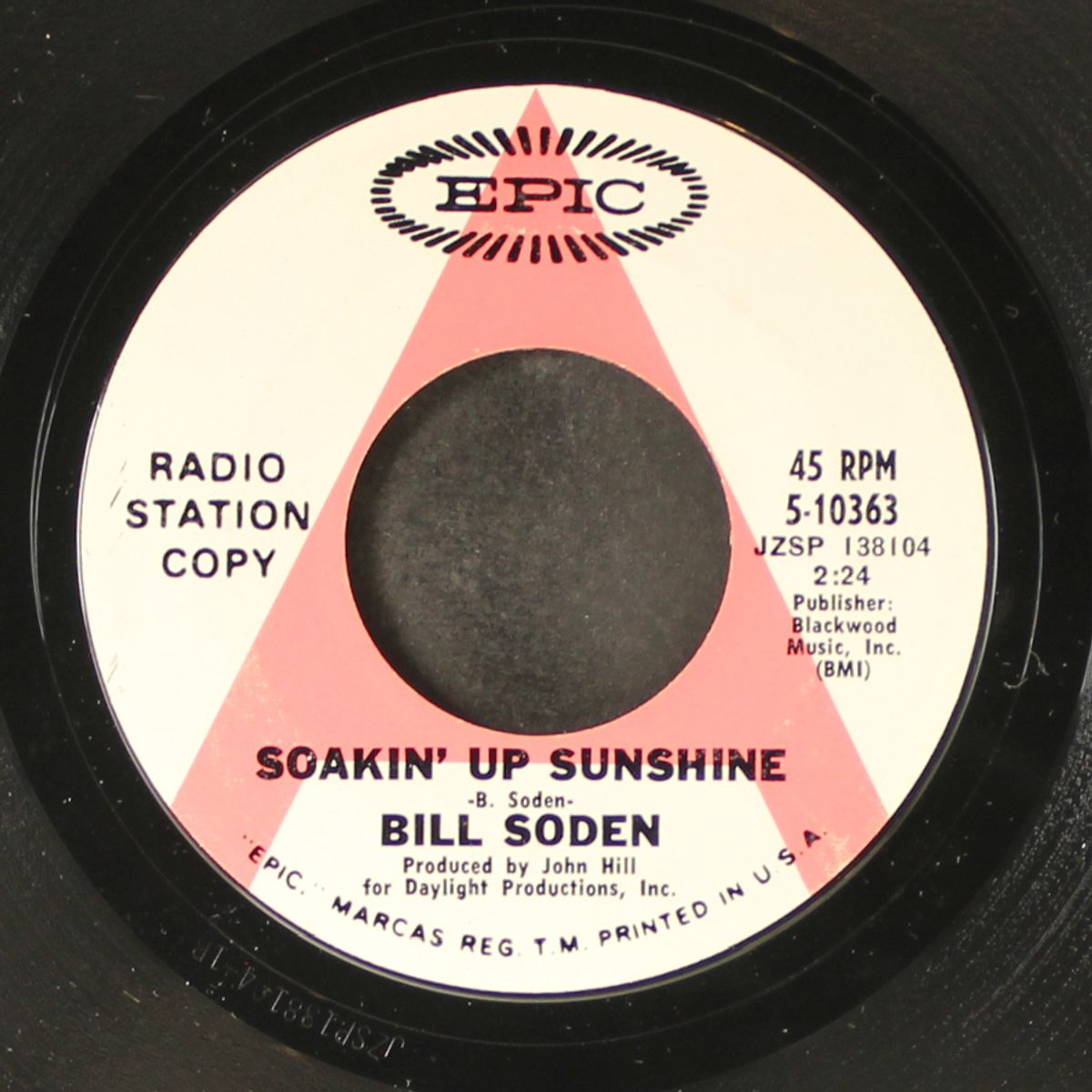 soakin up sunshine / old time movies by BILL SODEN