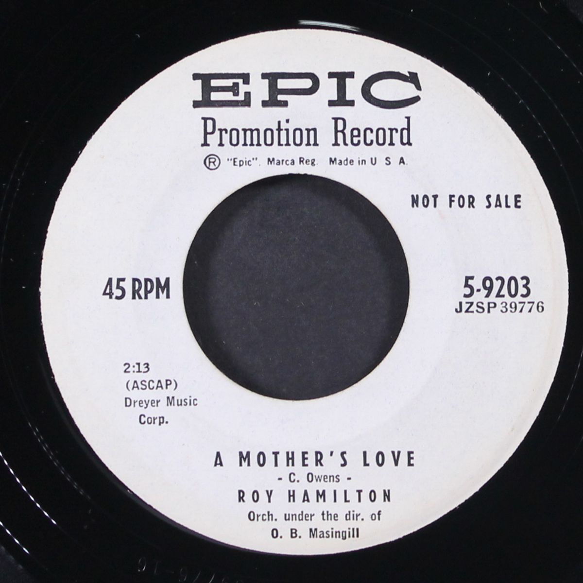 a simple prayer / a mother's love by ROY HAMILTON