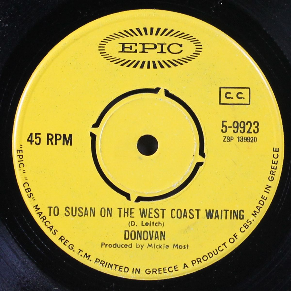 atlantis / to susan on the west coast waiting by DONOVAN