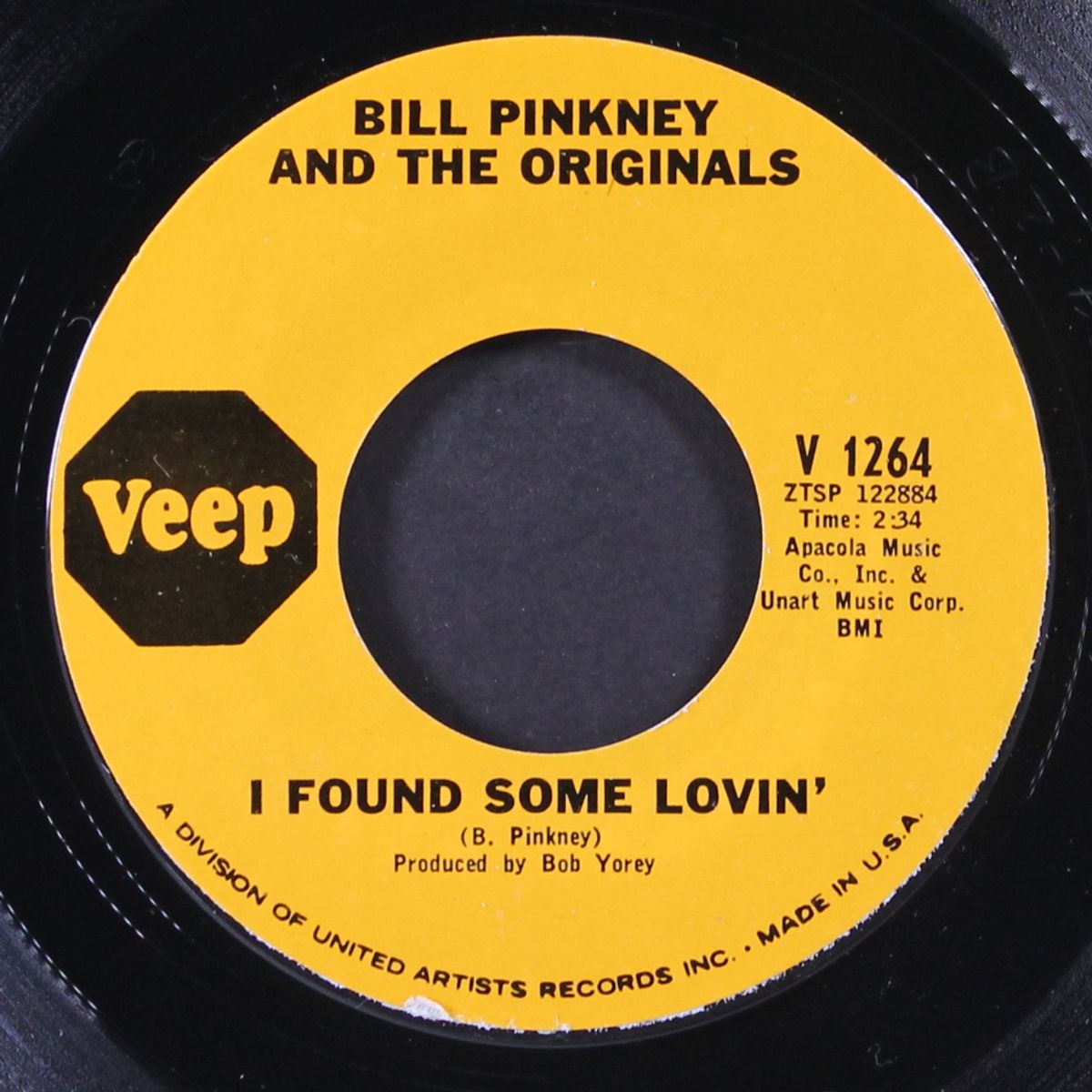the masquerade is over / i found some lovin' by BILL PINKNEY & ORIGINALS