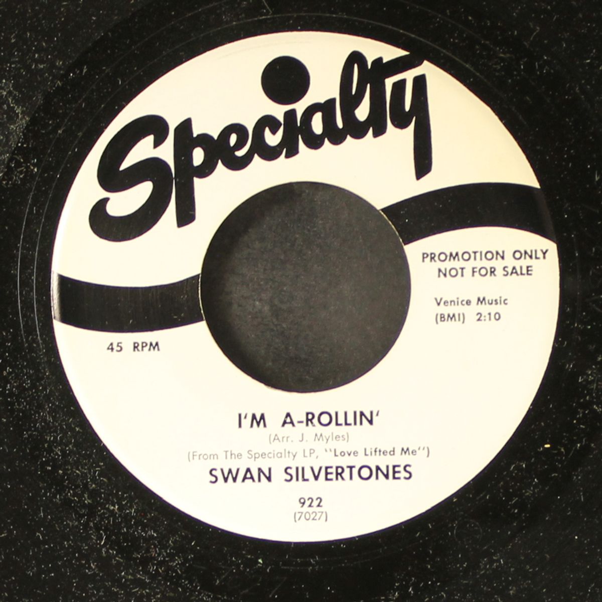 i'm a-rollin' / love lifted me by SWAN SILVERTONES
