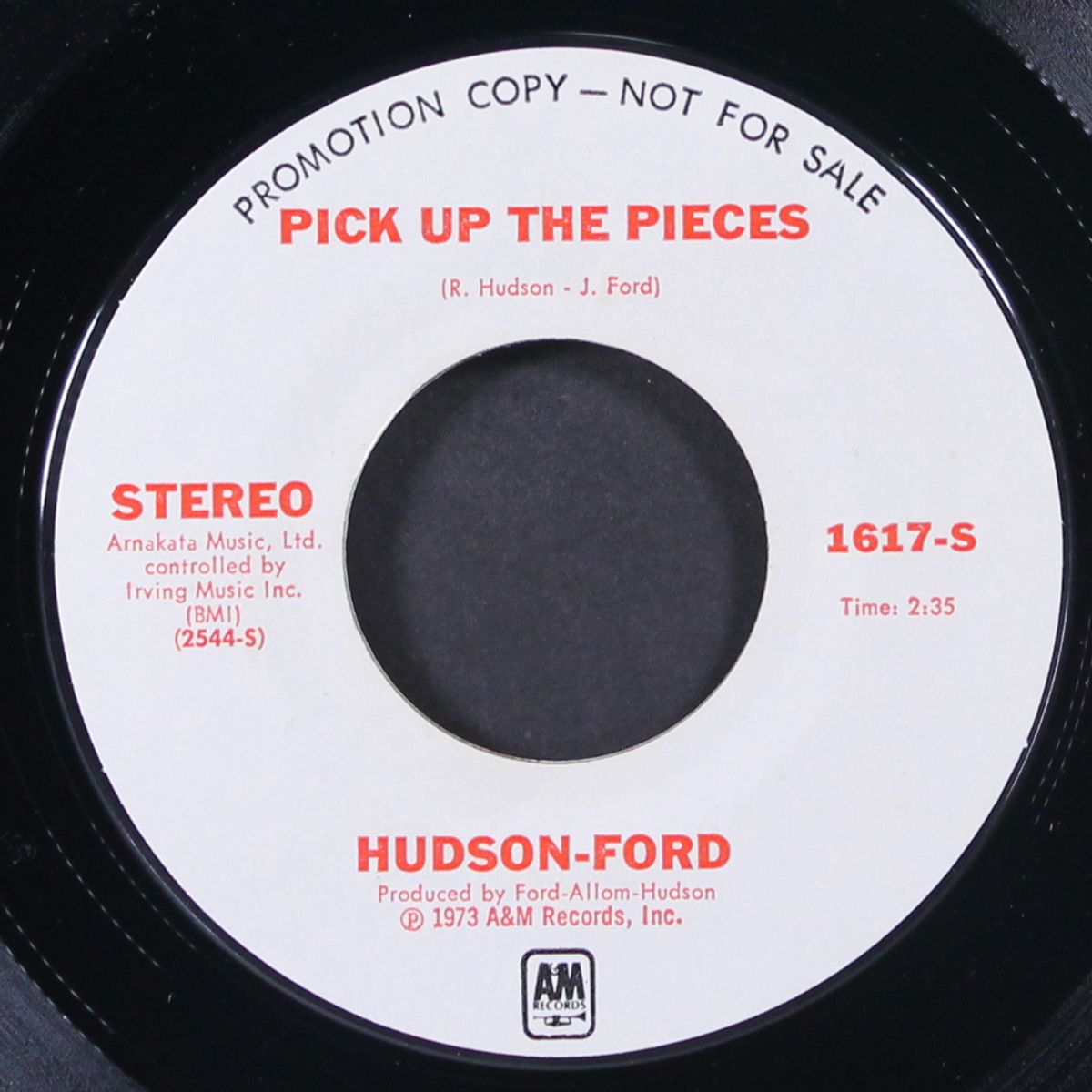 pick up the pieces / not the way to end a war by HUDSON-FORD