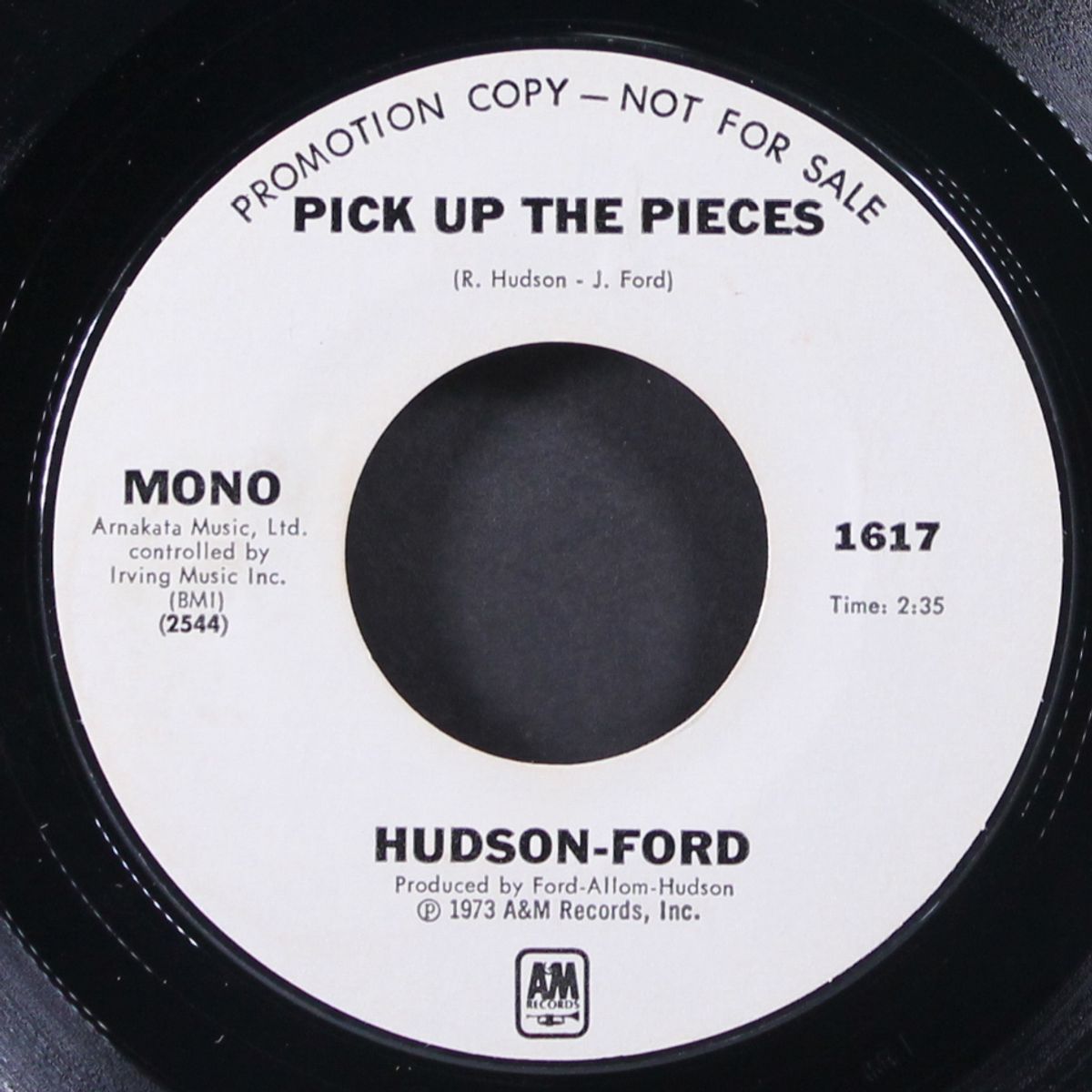 pick up the pieces / not the way to end a war by HUDSON-FORD