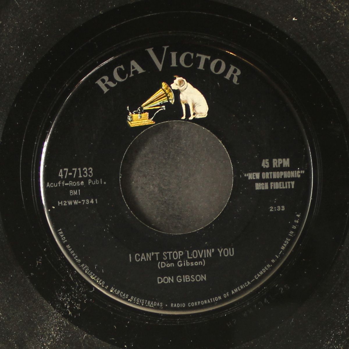 oh lonesome me by DON GIBSON