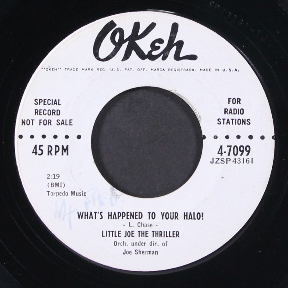 what's happened to your halo? / don't leave me alone by LITTLE JOE THE THRILLER