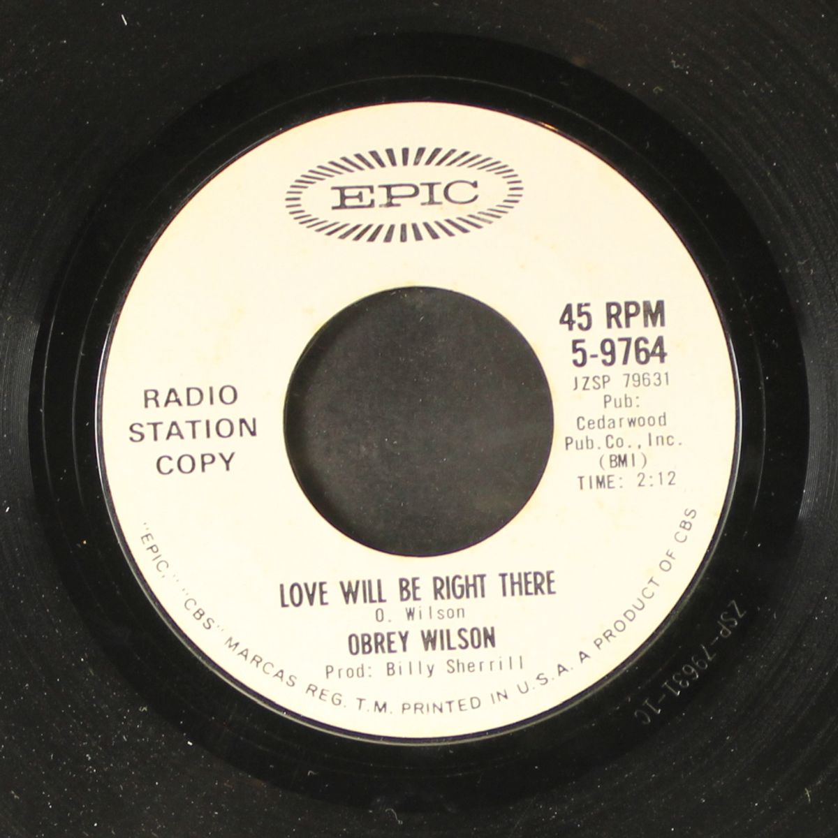 she used to be mine / love will be right there by OBREY WILSON