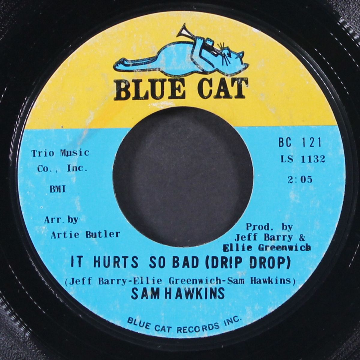 it hurts so bad / i know it's all right by SAM HAWKINS
