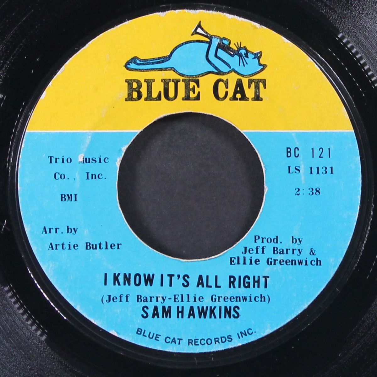 it hurts so bad / i know it's all right by SAM HAWKINS