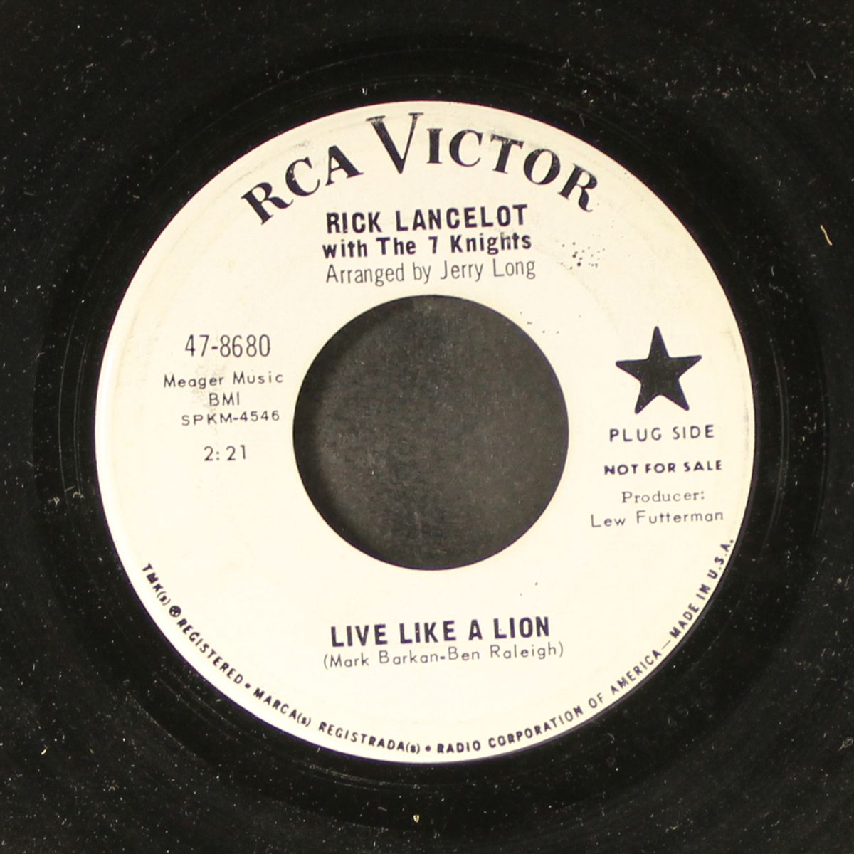 homeless heart / live like a lion by RICK LANCELOT