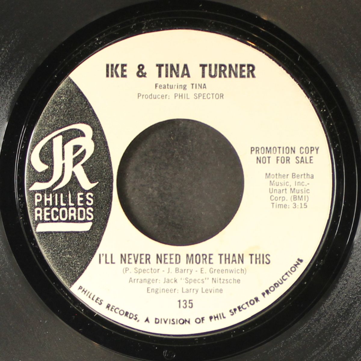 i'll never need more than this / the cash box blues by IKE & TINA TURNER