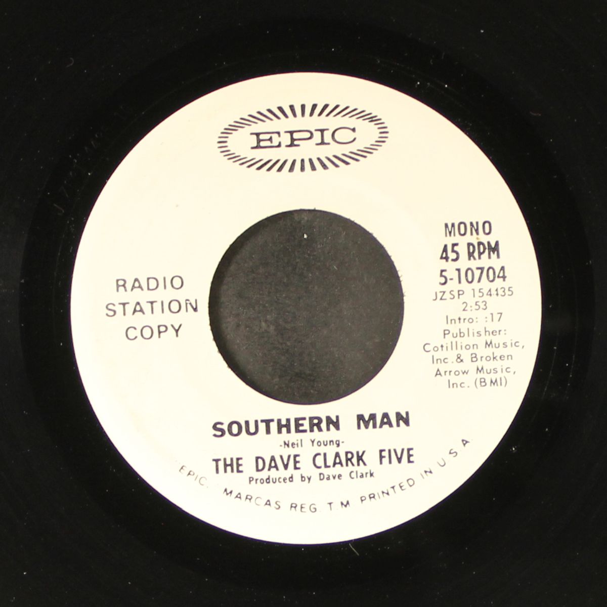 southern man / mono by DAVE CLARK FIVE