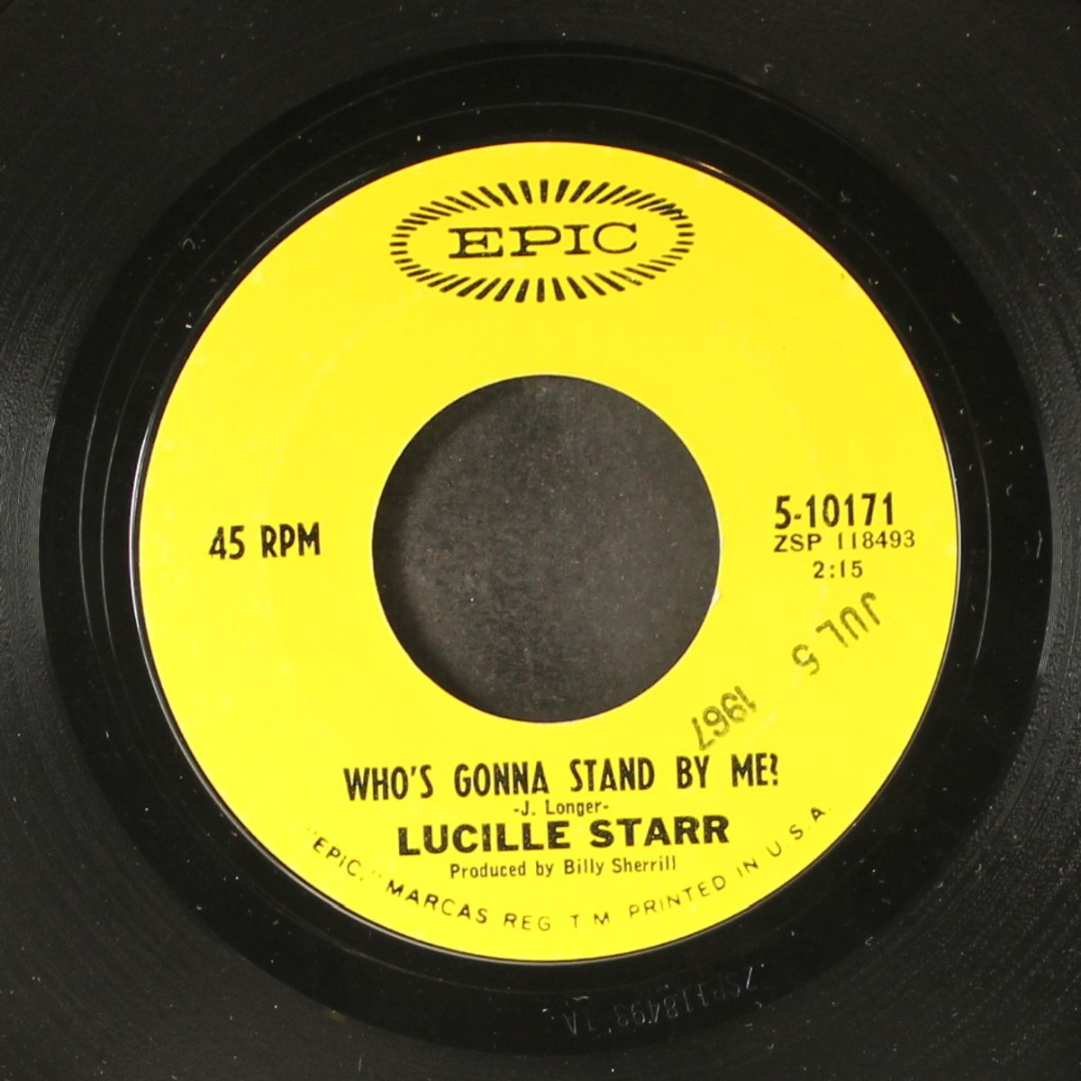 who's gonna stand by me? by LUCILLE STARR