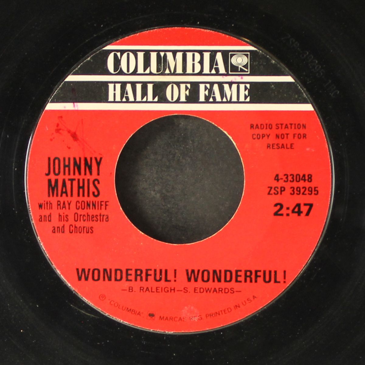 the twelfth of never / wonderful! wonderful! by JOHNNY MATHIS