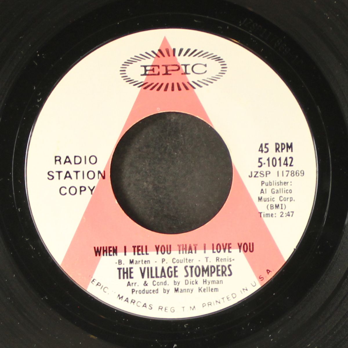 when i tell you that i love you by VILLAGE STOMPERS