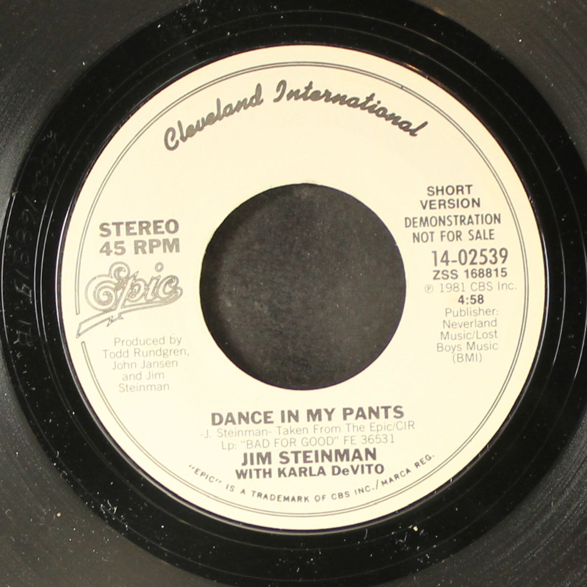 dance in my pants / short by JIM STEINMAN