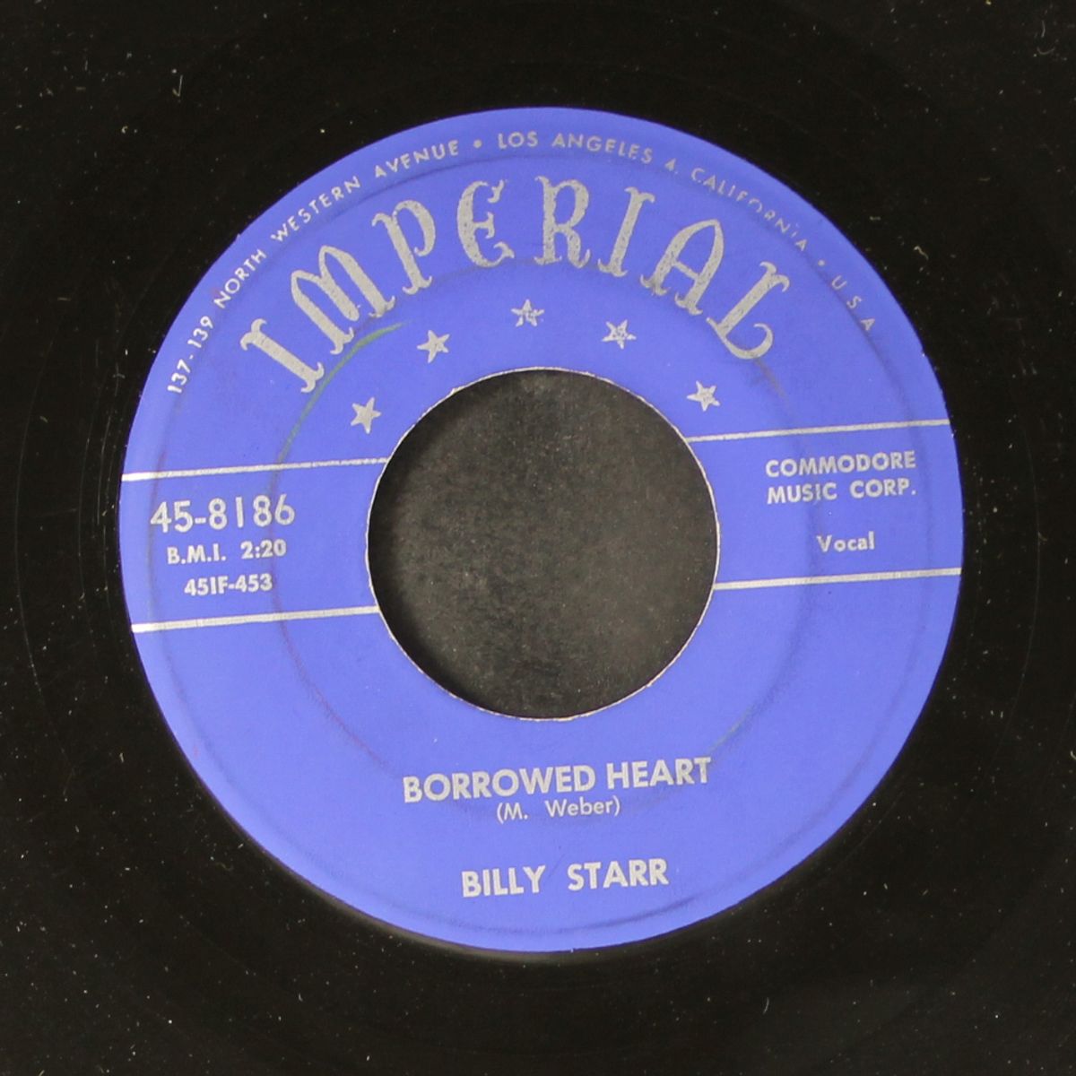 hound dog / borrowed heart by BILLY STARR